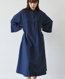 pin tuck onepiece navy