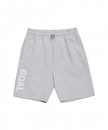 FLOCKING HALF PANTS - GREY