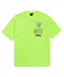 PULSE GRAPHIC SHORT SLEEVE TEE - LIME YELLOW