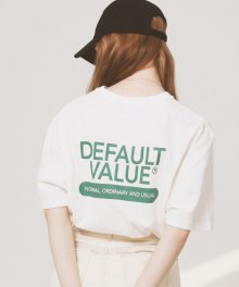 DV SIGN LOGO TEE(WHITE)