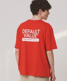 DV SIGN LOGO TEE(RED)