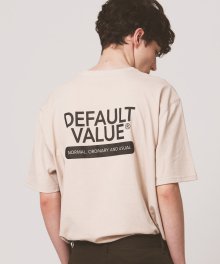 DV SIGN LOGO TEE(IVORY)