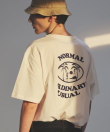 NORMAL PALM TREE TEE(WHITE)