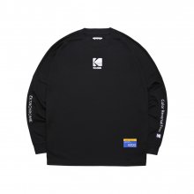 엑타크롬 롱슬리브 티셔츠 BLACK