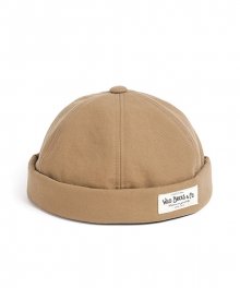 BI OXFORD BRIMLESS CAP (beige)
