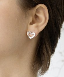 unique heart earring