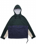 LABEL COLOR MIX ANORAK(GREEN)