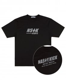 [NK] STAY MACH TEE (BLACK) (20SS-K003)