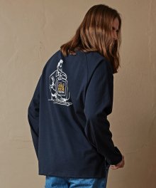 [PENFIELD X FRIZMWORKS] 80S COMPUTER LONG SLEEVE _ NAVY