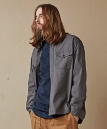 [PENFIELD X FRIZMWORKS] RIPSTOP WORK SHIRT JACKET _ CHARCOAL