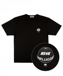 [NK]  EARTH UNPLUGGED TEE (BLACK) (20SS-K013)