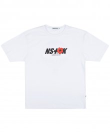 [NK]  HIBISCUS NSTK TEE (WHITE) (20SS-K014)