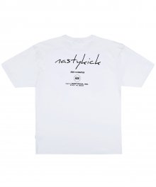 [NK]   CURSIVE TEE (WHITE) (20SS-K020)