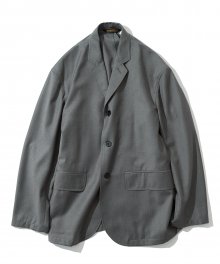 wool blazer grey