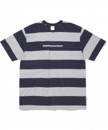 SP-Logo Striped Tee Navy/Grey