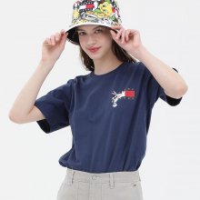 [Looney Tunes Capsule] [여성] 면 루니튠즈 플래그 반소매 티셔츠 T32A1TTO077WT1 DW7