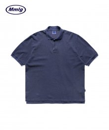 [Mmlg] P/D PIQUE SHIRT (NAVY)