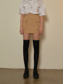 엑스와이(EXYAIW) Cargo Mini Skirt_Beige
