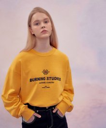 Classic Embroidery Sweatshirt (Yellow)