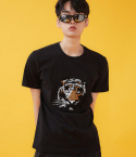 케이투(K2) 백두산 호랑이 라운드 티셔츠(LOVE KOREA EDITION) 블랙