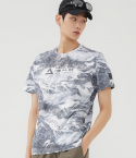 케이투(K2) 백두산 실사 라운드 티셔츠(LOVE KOREA EDITION) 그레이