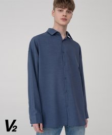 Special linen minimal shirt_navy