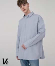Special linen classic shirt_sky blue