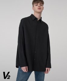 Special linen classic shirt_black