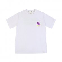 [UNI] 베이스 로고 티셔츠 NY (IVORY)