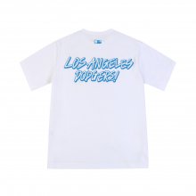 [UNI] 베이스 로고 티셔츠 LA (WHITE)