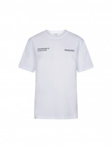 백면 레터링 티셔츠 (O/WHITE)