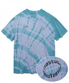 SNAIL TIE DYE SHORT SLEEVE JS [BLUE]