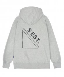 S/T TRIANGLE LOGO - 후드 - (SEHSEST-017) - GRAY