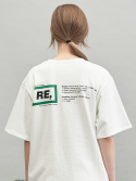 리플레이컨테이너(REPLAY CONTAINER) RE rectangle T-shirts (green)