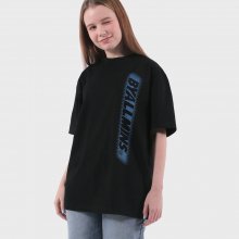 스프링클 그래픽 오버핏 반팔 티셔츠 (블랙)