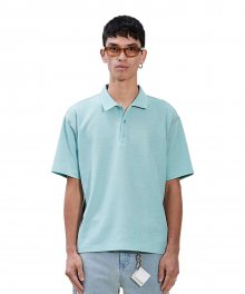 TAPED SEAM SHORT SLEEVE PIQUE SHIRT mint