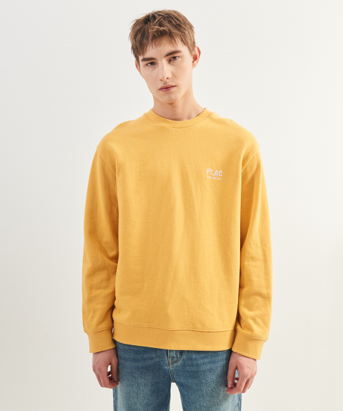 플랙(PLAC) UNI COLOR SWEATSHIRTS_MUSTARD (PWTZ1WSL10UOMU) - 사이즈 & 후기 | 무신사