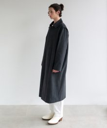 Shoulder flying single coat (Gray) [Unisex]