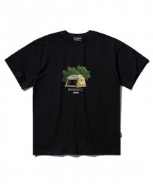 브이타프 그래픽 티셔츠 블랙 CST104