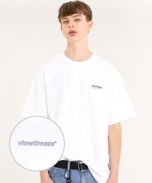 Color Logo Half T-Shirts (white)