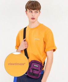 Color Logo Half T-Shirts (mustard)