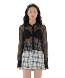 C SEE THROUGH BLOUSE_BLACK