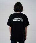 내셔널지오그래픽(NATIONALGEOGRAPHIC) N202UTS920 테라핀 오버핏 반팔 티셔츠 CARBON BLACK