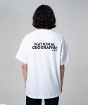 내셔널지오그래픽(NATIONALGEOGRAPHIC) N202UTS920 테라핀 오버핏 반팔 티셔츠 WHITE