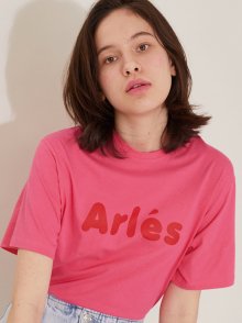 PINK ARLES LOGO TSHIRT