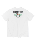 크리틱(CRITIC) PSYCHO 반팔 티셔츠 White