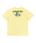 크리틱(CRITIC) PSYCHO 반팔 티셔츠 Lemon Yellow