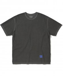 Reverse Overdyed Tee Charcoal