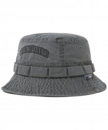 Overdyed Jungle Bucket Hat Charcoal