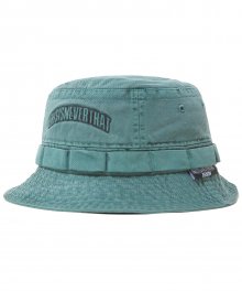 Overdyed Jungle Bucket Hat Green